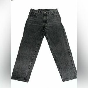Levi's Washed Black Straight Jeans 550 92